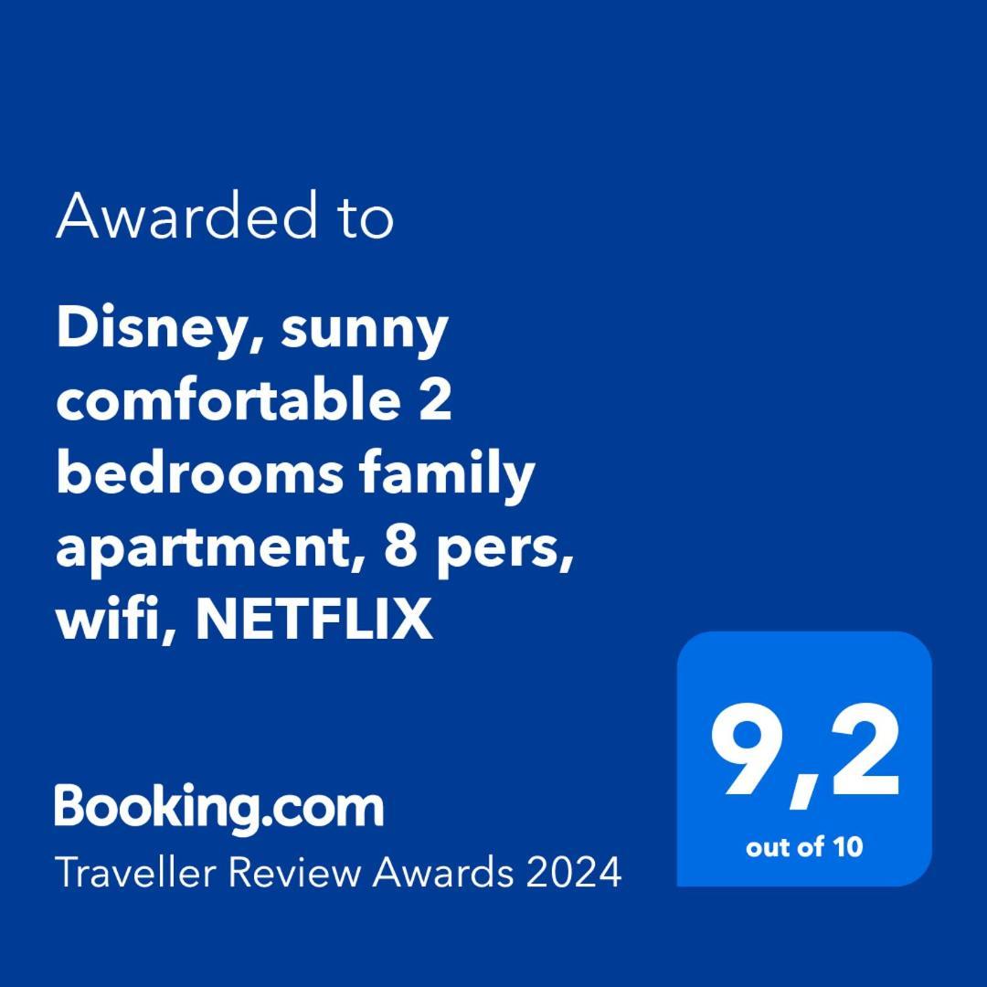 شيسي Disney, Sunny Comfortable 2 Bedrooms Family Apartment, 8 Pers, Wifi, Netflix المظهر الخارجي الصورة